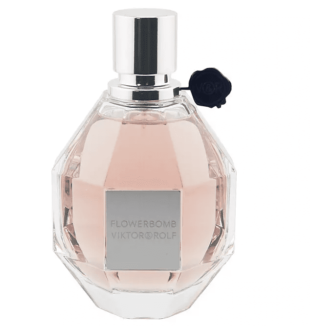 bottle of flowerbomb perfume by viktor & rolf in 3.4 oz